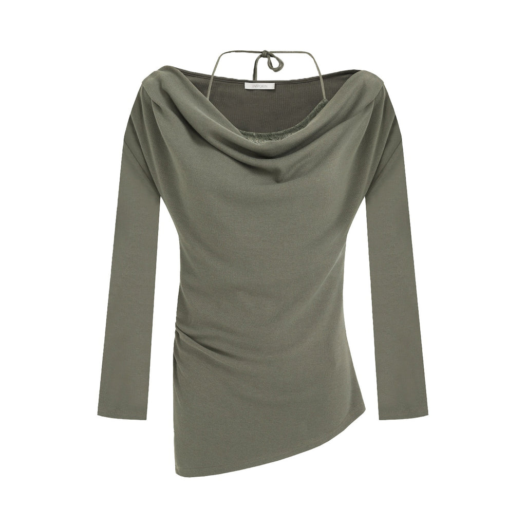 unspoken_Breathable_Soft_Viscose_Blend_Slim_Knit_Long_Sleeve_Boat_Neck_Workwear_Blouses_MISSTT