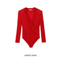 audreyyang_Lyocell_Wool_Stretch_Knit_Slim_Fit_V-neck_Womens_Red_Long_Sleeve_T-Shirts_MISSTT