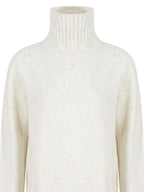 fano Cozy 100% Wool Turtleneck Casual Regular Fit Young Women Pullover Sweaters