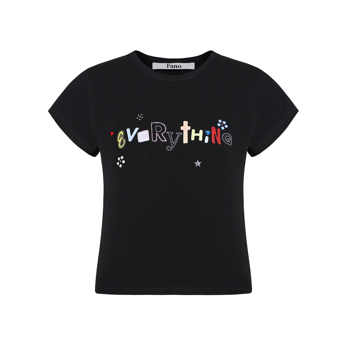 fano_Creative_Print_Soft_Cotton_Blend_Fitted_Korean_Black_Long_Sleeve_Crop_Tops_MISSTT