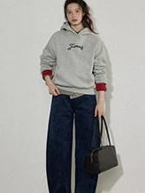 Lofi choose Pure Cotton Long Sleeve Loose Fit Contrast Plaid Button Down Women Shirts