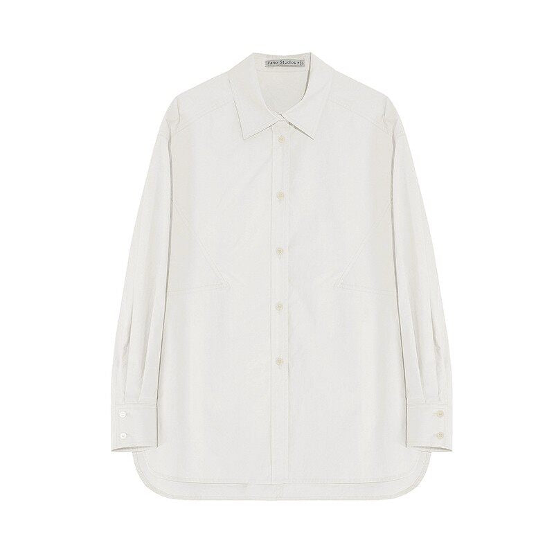 fano_Breathable_100_Percent_Cotton_Button_Stand_Collar_Straight_Minimal_Women_Shirts_MISSTT