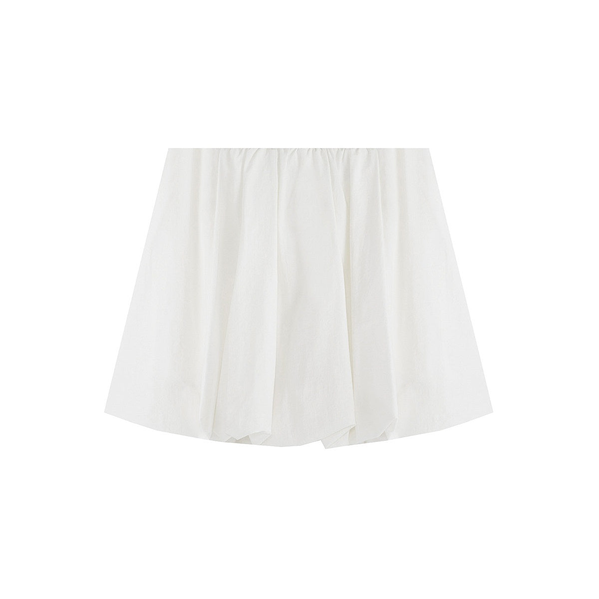 fano_High_Waist_Ruched_Bubble_A_Line_Loose_Fit_Women_Nylon_Blend_Mini_Skirts_MISSTT