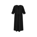 fano_Flattering_Tied_Waist_Workwear_A_Line_V-neck_Women_Viscose_Nylon_Black_Maxi_Dresses_MISSTT