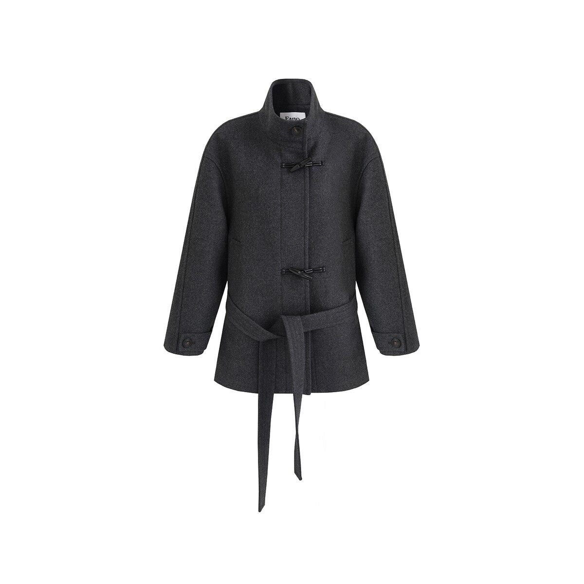 fano_Minimal_Commuter_Straight_Midlength_Stand_Collar_Pocket_Toggle_Women_Short_Coat_MISSTT