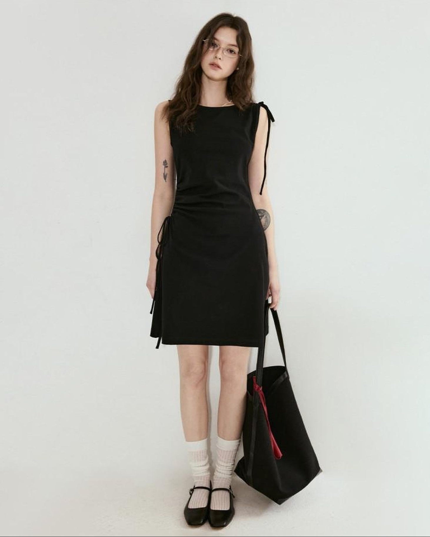 fano Comfort Stretch Cotton A Line Korean Commuter Natural Waist Casual Midi Skirts