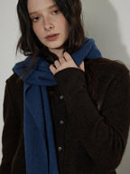 Lofi choose Soft Relaxed Casual Buttoned Round Neck Long Sleeve For Women Cardigans