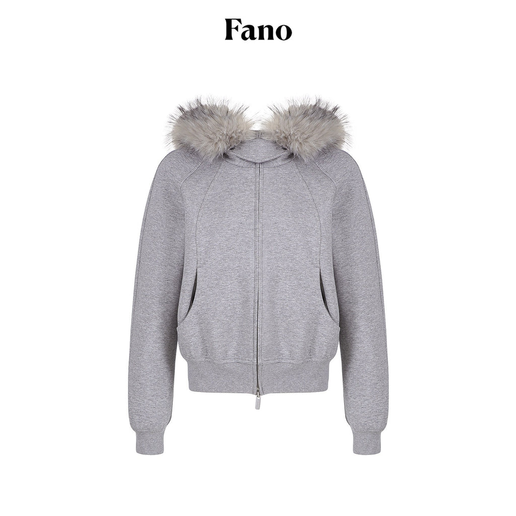 fano_Detachable_Zip_Windproof_Short_Loose_Casual_Women_Apple_Shape_Heather_Gray_Hoodie_MISSTT