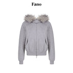 fano_Detachable_Zip_Windproof_Short_Loose_Casual_Women_Apple_Shape_Heather_Gray_Hoodie_MISSTT
