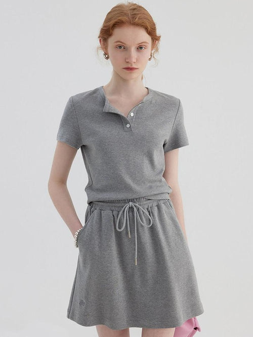 fano 96 Percent Cotton Soft Crop Top Mini Skirt Young Women Matching Top & Skirt Sets