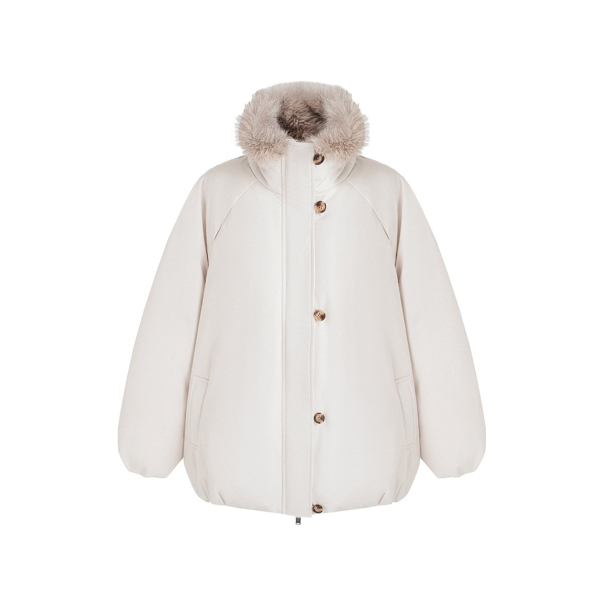 fano_90%_White_Duck_Down_Warm_Loose_Korean_Commuter_Hoodless_Women_Down_Jackets_MISSTT