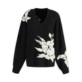 unspoken_Thermal_Warm_Commuter_Relaxed_Fit_V-neck_Pullover_Black_Workwear_Knit_Sweaters_MISSTT