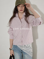 Lofi_choose_Pure_Cotton_Loose_Fit_Plaid_Button_Front_Turn_Down_Collar_Office_Women_Blouses_MISSTT