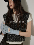 Lofi_choose_Wool_Blend_V-neck_Commuter_Layering_Office_Carbon_Gray_Vests_MISSTT