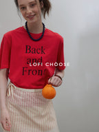 Lofi choose High Waist Flattering A Line Loose Fit Office Casual Pink Midi Skirts