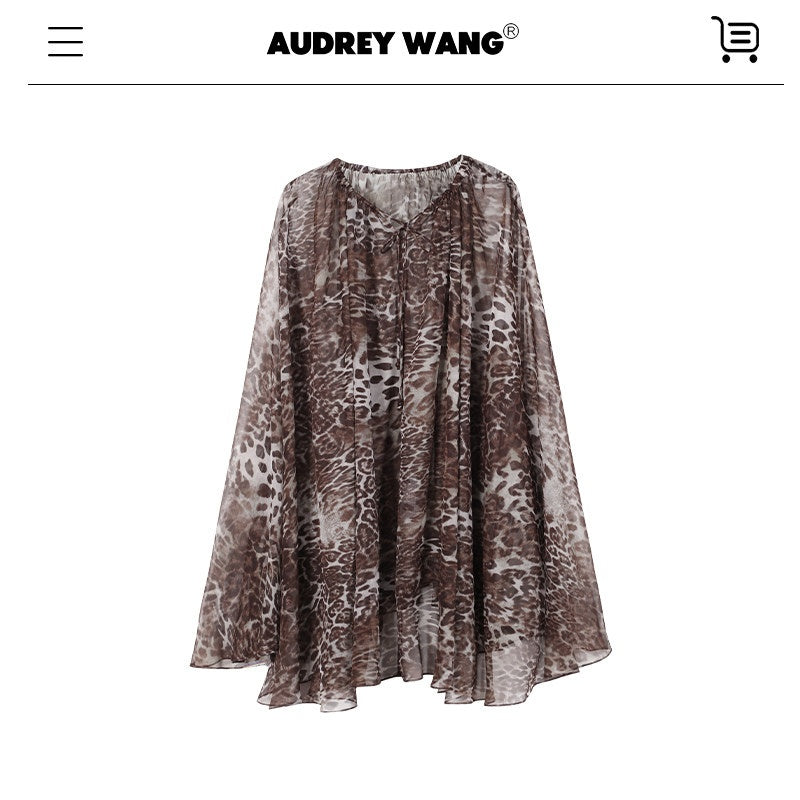 audreyyang_Soft_Leopard_Mesh_Off_Shoulder_A_Line_Loose_Waist_Casual_Women_Midi_Dresses_MISSTT