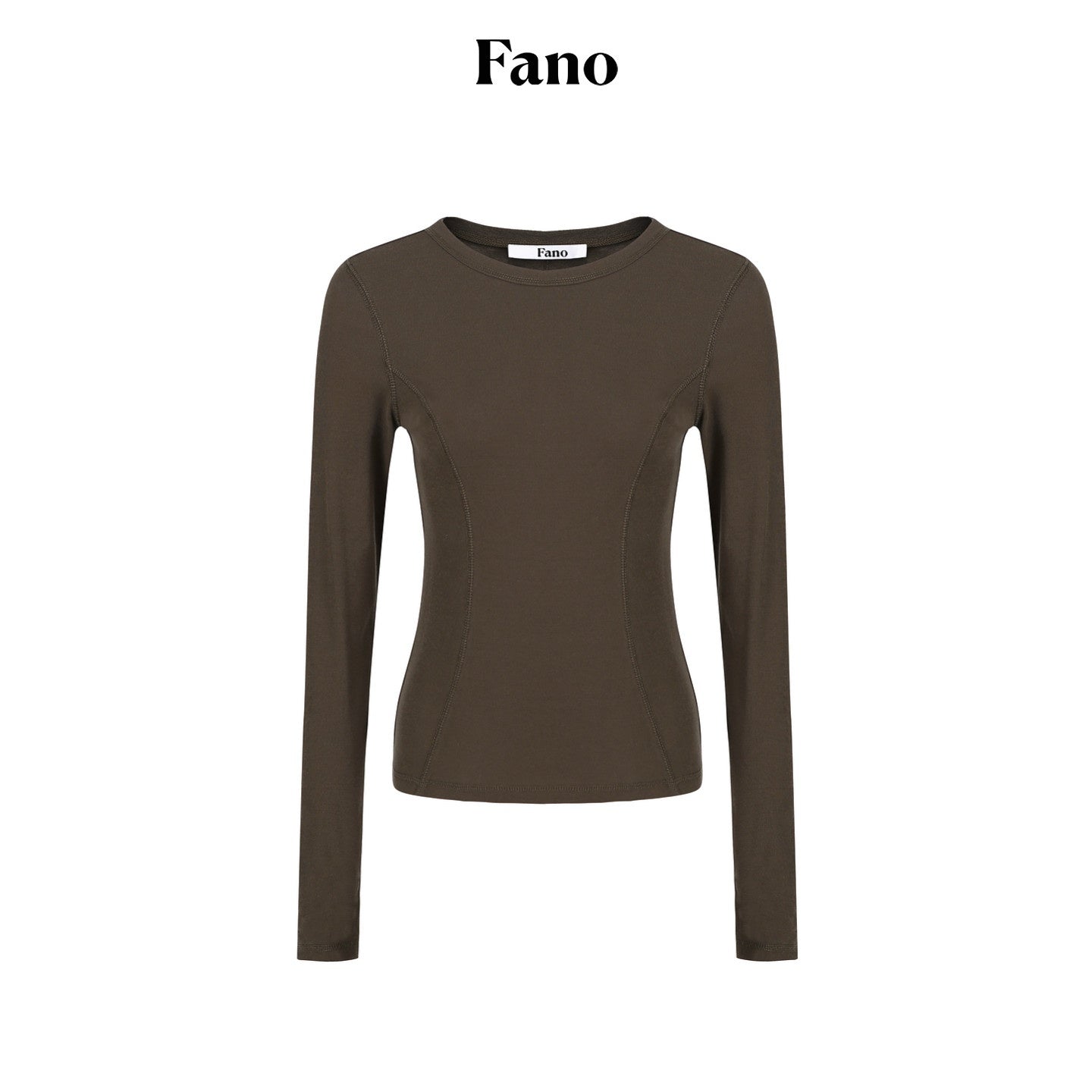 fano_Lyocell_Blend_Slim_Fit_Minimal_Commuter_Crew_Neck_Women_Long_Sleeve_T-Shirts_MISSTT