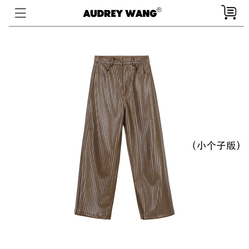 audreyyang_Pu_Faux_Leather_Casual_Natural_Waist_Zip_Fly_Women_Straight_Pants_MISSTT