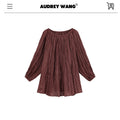 audreyyang_Linen_Long_Sleeve_Vintage_Loose_Round_Neck_Dusty_Rose_Women_Top_&_Skirt_Sets_MISSTT