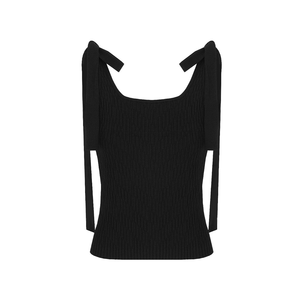 fano_Slim_Viscose_Nylon_Spaghetti_Strap_Office_Cropped_Solid_Black_White_Camisoles_MISSTT