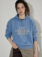 Lofi choose Cozy Knit Colorblock Letter Pullover Commuter Oversized Women Long Sleeve Hoodie