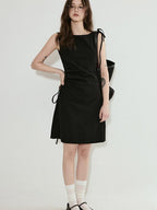 fano Comfort Stretch Cotton A Line Korean Commuter Natural Waist Casual Midi Skirts