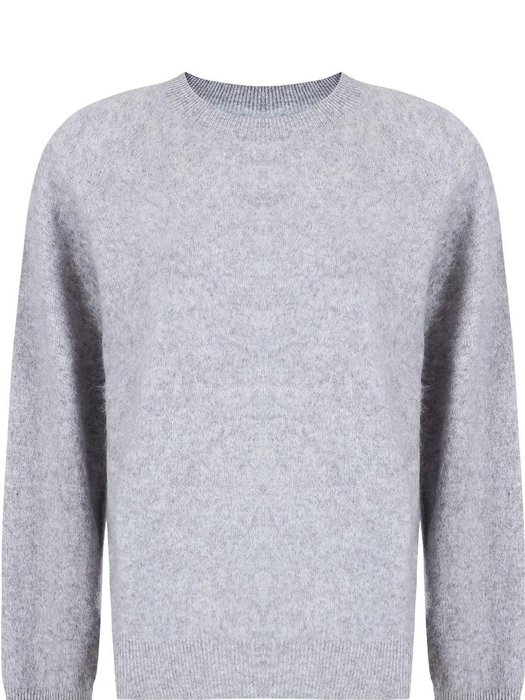 fano Soft Wool Cashmere Blend Relaxed Fit Crew Neck Women Knit Pullover Sweaters