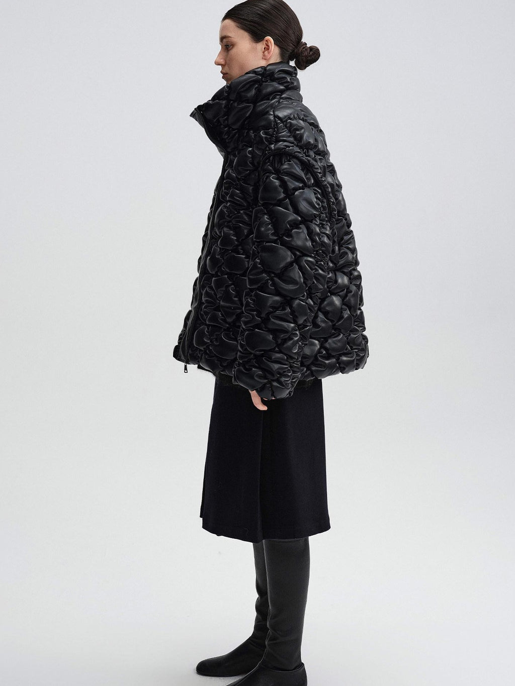 audreyyang 90 Percent Duck Down Thick Warm Casual Diamond Quilted Women Zipper Down Jackets