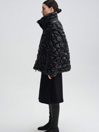 audreyyang 90 Percent Duck Down Thick Warm Casual Diamond Quilted Women Zipper Down Jackets