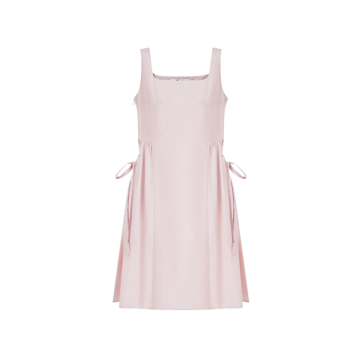 fano_Tencel_Lyocell_Aline_Sleeveless_Square_Neck_Korean_Commuter_Midi_Dresses_MISSTT