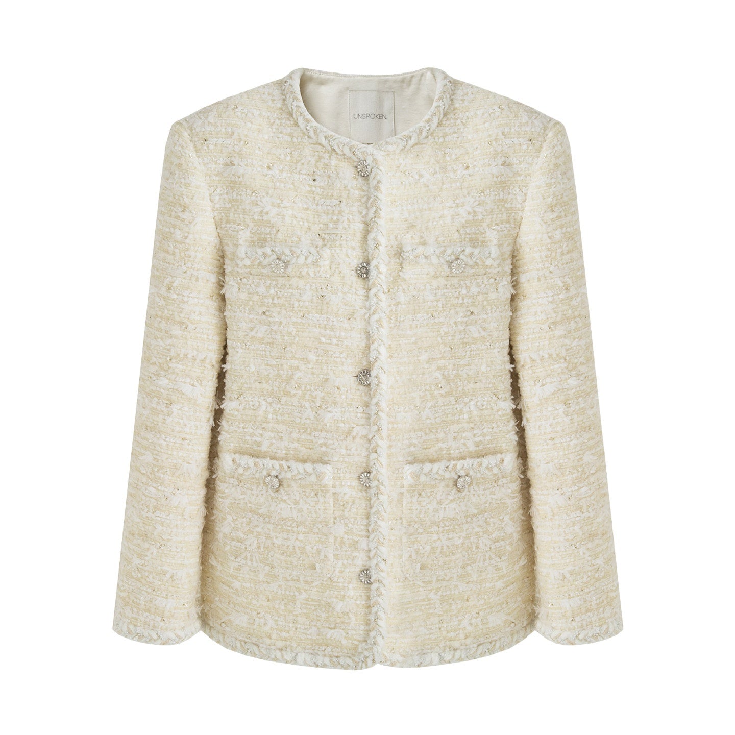 unspoken_Soft_Wool_Blend_Minimalist_Commuter_Round_Neck_Single_Breasted_Loose_Short_Coat_MISSTT