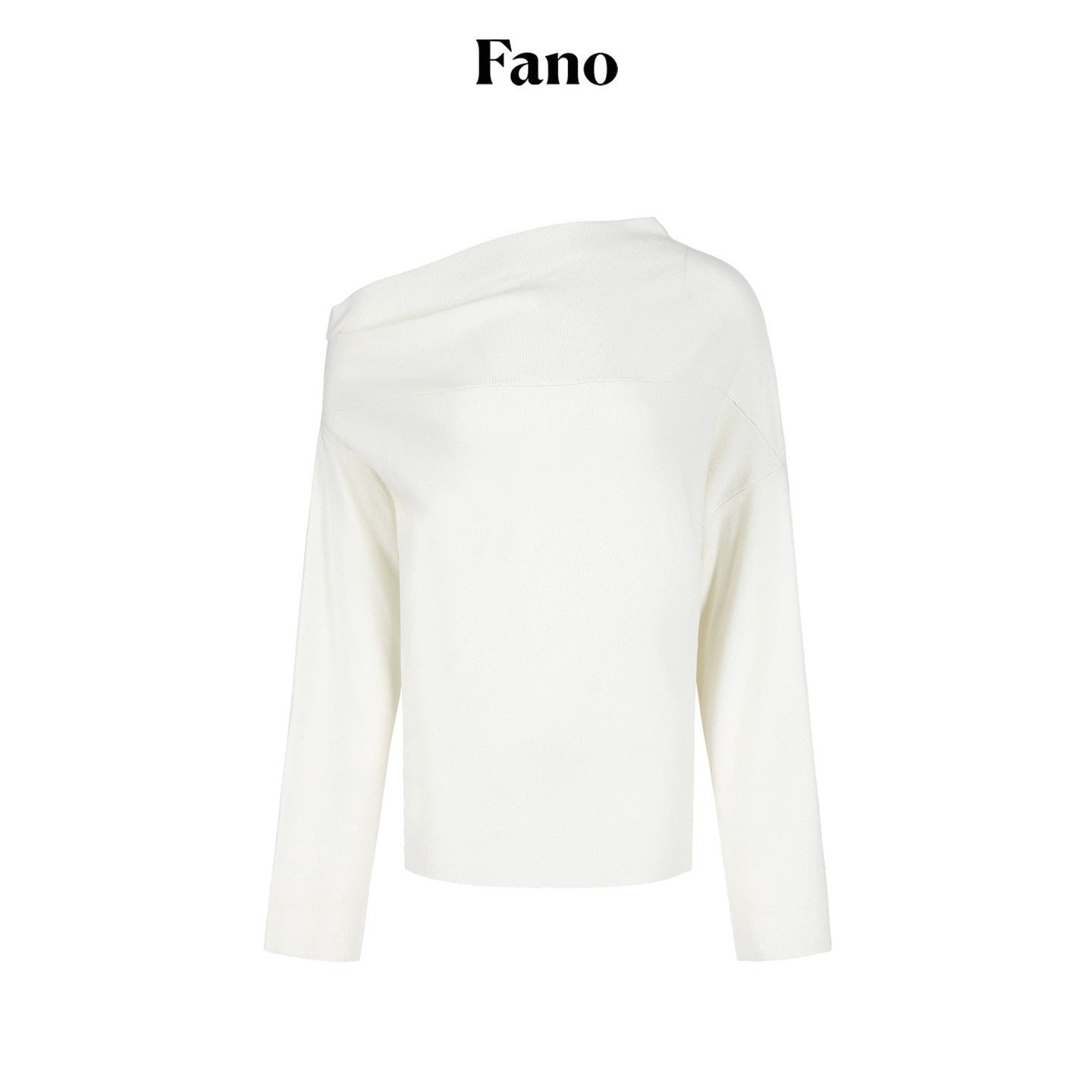 fano_Minimalist_Office_Regular_Asymmetric_Neck_Batwing_Sleeve_Women_Nylon_Sweaters_MISSTT