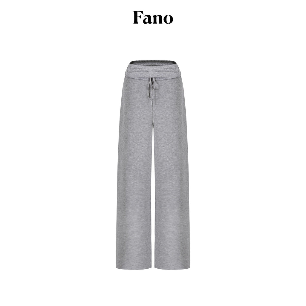 fano_Versatile_Natural_Waist_Drawstring_Wide_Leg_Heather_Gray_Poly_Blend_Sweatpants_MISSTT