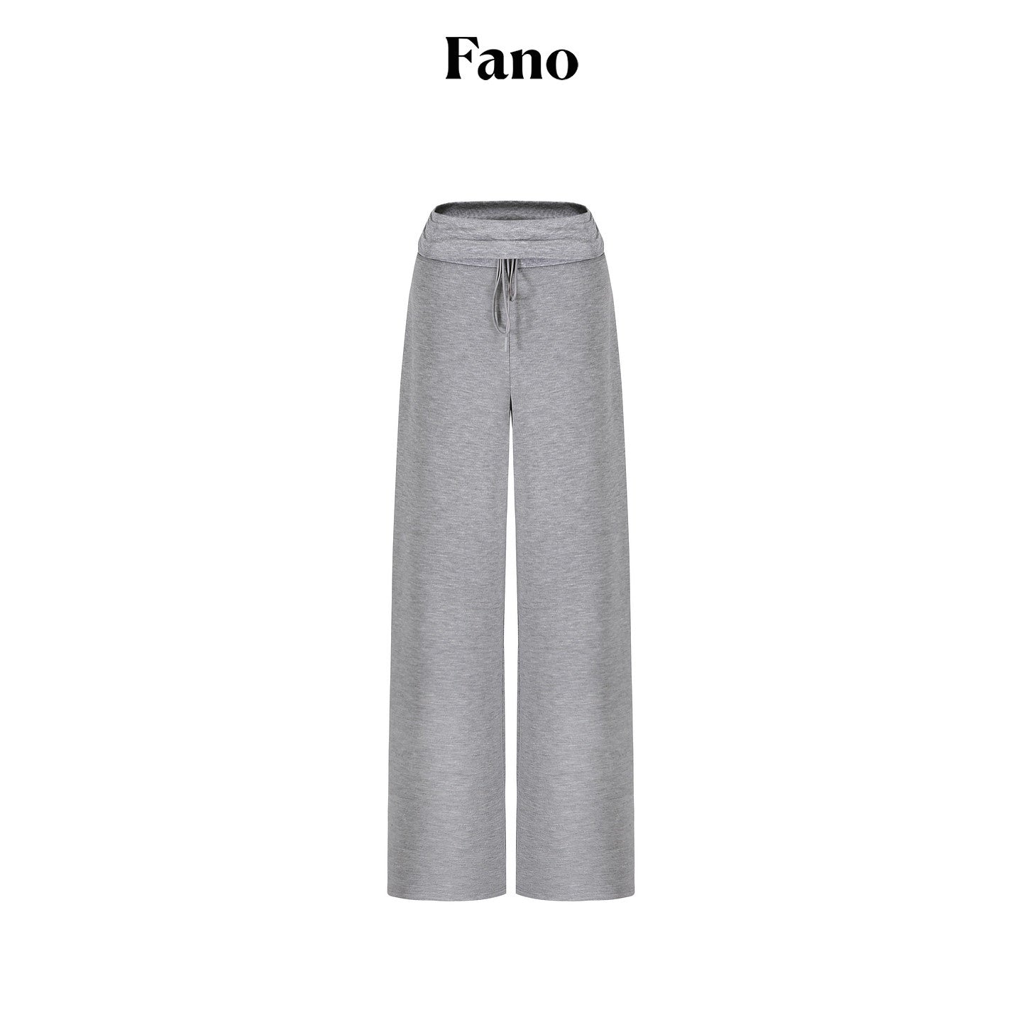 fano_Versatile_Natural_Waist_Drawstring_Wide_Leg_Heather_Gray_Poly_Blend_Sweatpants_MISSTT