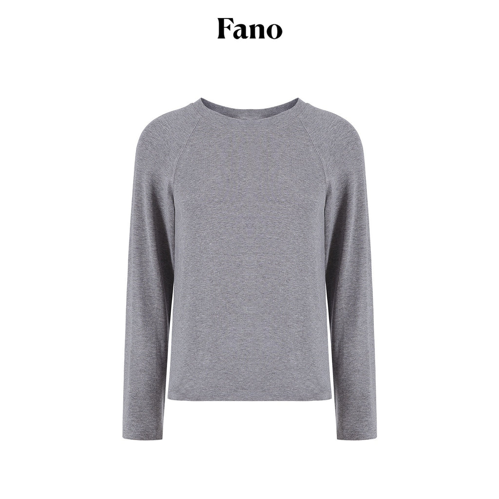 fano_Viscose_Cotton_Blend_Loose_Casual_Knit_Round_Neck_Women_Long_Sleeve_T-Shirts_MISSTT