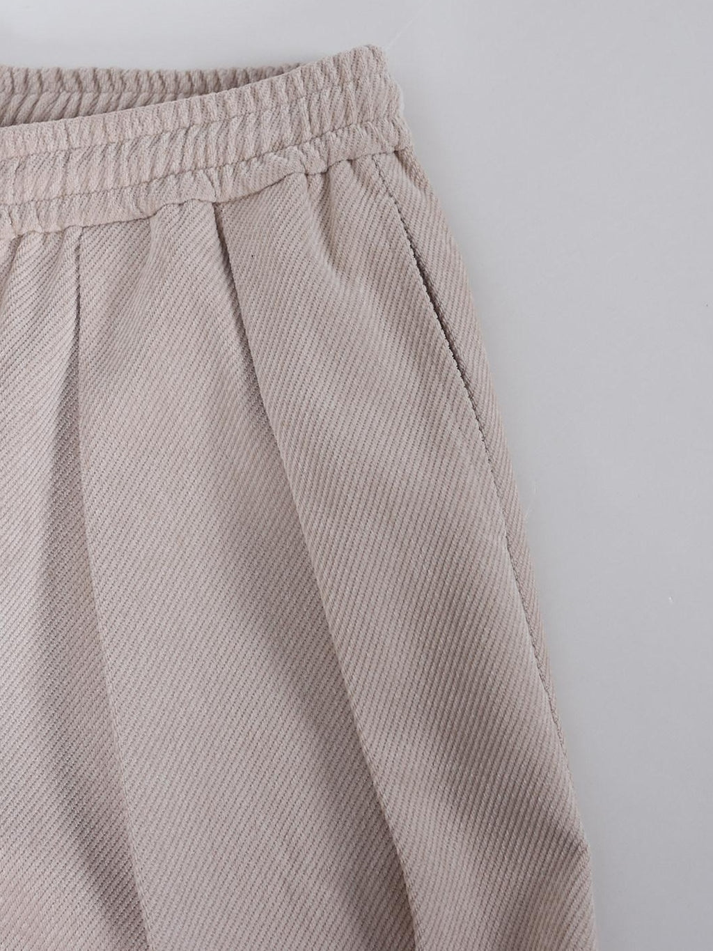 audreyyang Comfort Stretch Polyester Casual Elastic Pull On Women Wide Leg Pants