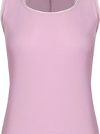 fano Backless Slim Fit Strappy Workwear Tank Top Solid Color Stretch Camisoles