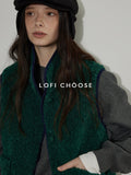 Lofi_choose_Insulated_Single_Breasted_Commuter_Office_Outerwear_Ivory_Dark_Green_Vests_MISSTT