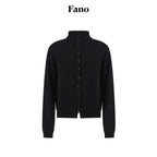 fano_Wool_Cashmere_Blend_Warm_High_Neck_Loose_Fit_Women_Button_Solid_Cardigans_MISSTT