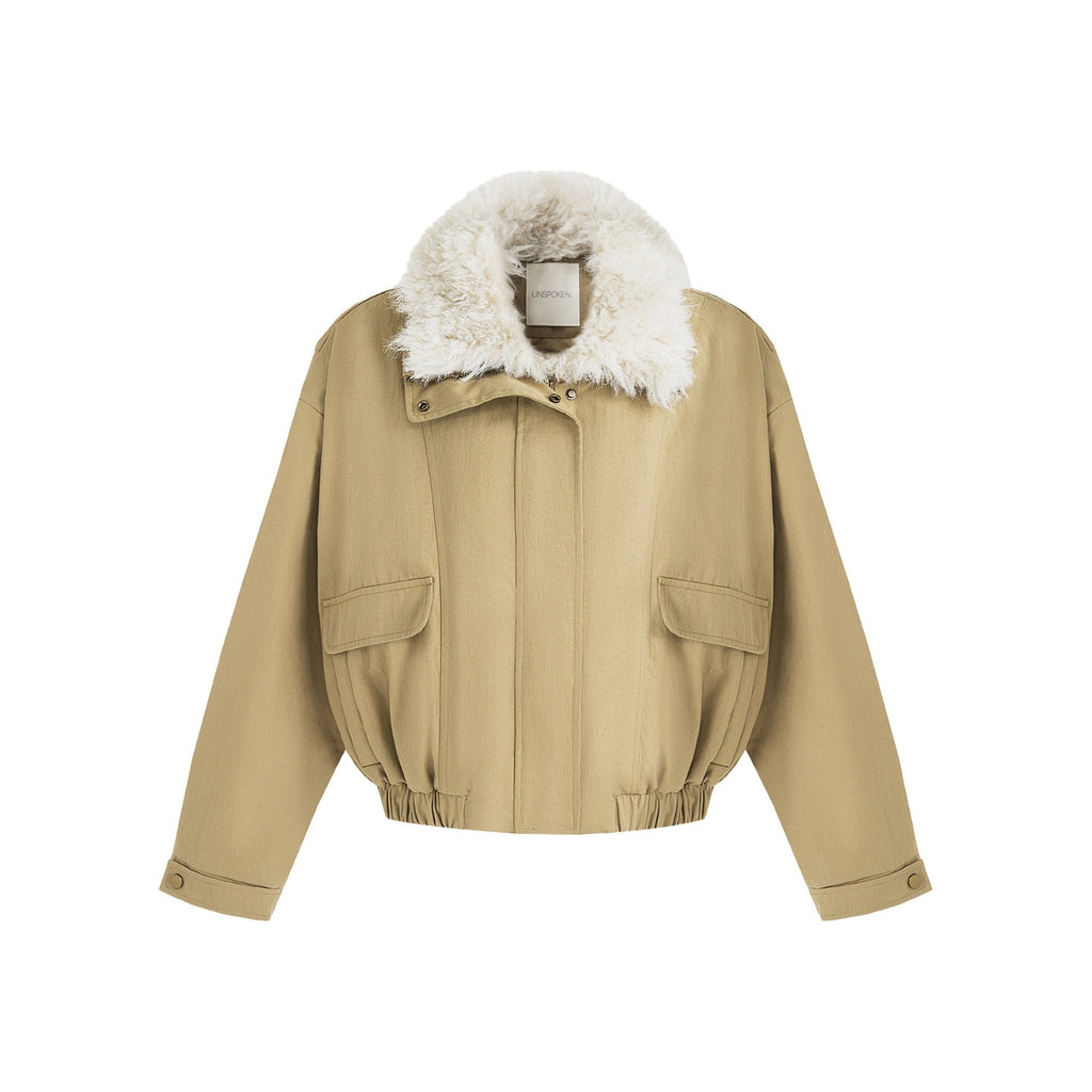 unspoken_Thick_Cotton_Padded_Patchwork_Cropped_Loose_Commuter_Khaki_Puffer_Jackets_MISSTT
