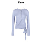 fano_Soft_Lyocell_Blend_Slim_Fit_Office_Tee_For_Women_Haze_Blue_Long_Sleeve_T-Shirts_MISSTT