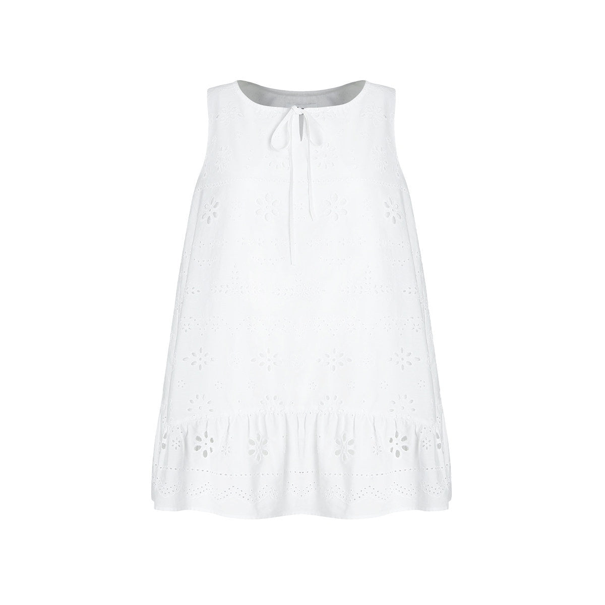 fano_100_Percent_Cotton_Embroidery_A_Line_Loose_Waist_Sleeveless_Office_Midi_Dresses_MISSTT