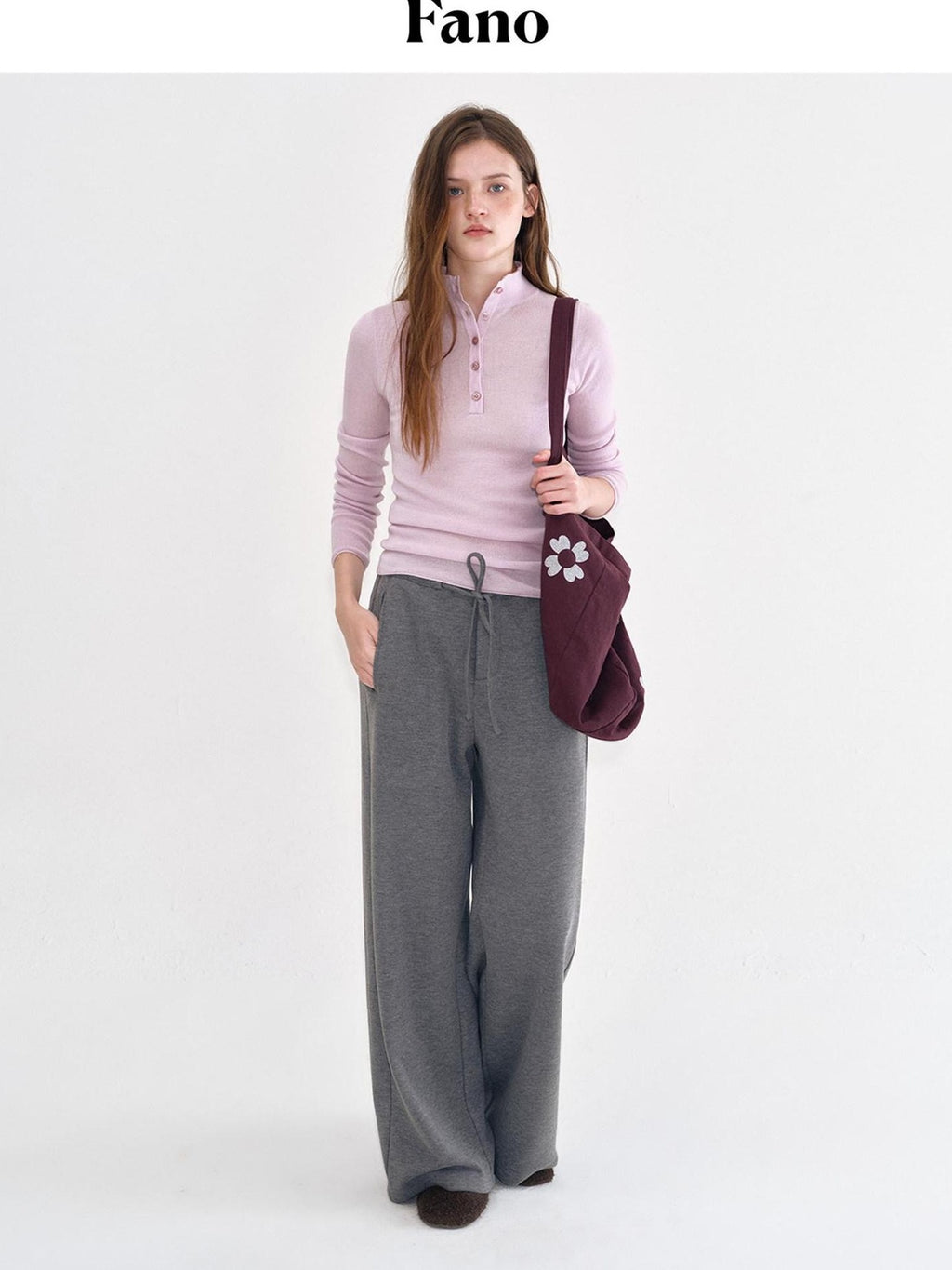 fano Fleece Lined Breathable Sport Straight Leg Women Heather Gray Sweatpants