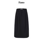 fano_Shape_Retaining_High_Waist_Pleated_A_Line_Casual_Women_Cotton_Maxi_Skirts_MISSTT