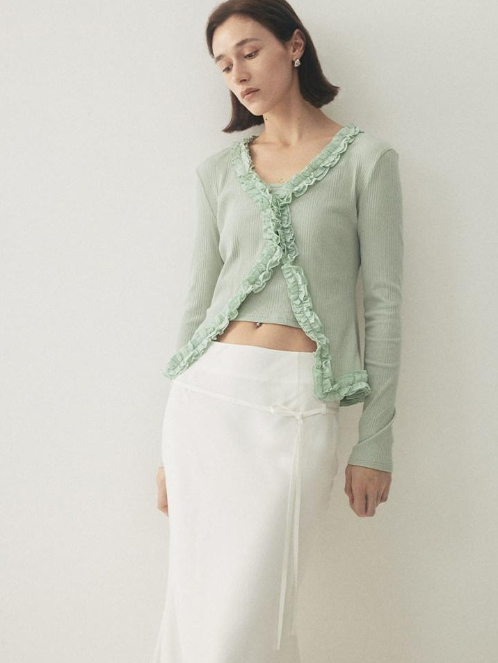 someone sometimes Soft Modal Tencel Minimal Office Double Fishtail Low Waist Women Maxi Skirts
