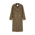 unspoken_Minimalist_Commuter_Loose_Long_Single_Breasted_Women_Olive_Brown_Trench_Coats_MISSTT