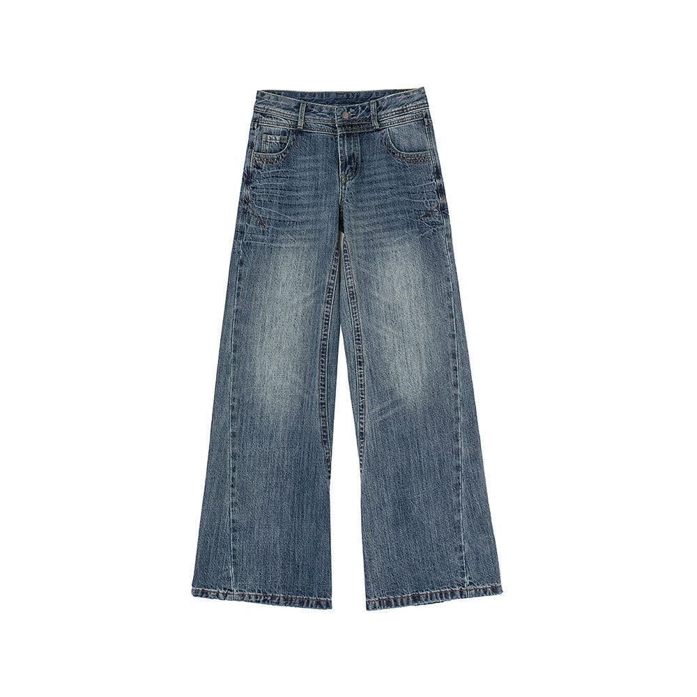 ikyou_Durable_Distressed_Washed_Blue_Relaxed_Natural_Waist_Rigid_Denim_Wide_Leg_Jeans_MISSTT