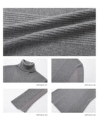 iamxiaa 3d Rib Splice Sheer High Neck Slim Women's Knit Long Sleeve T-shirts
