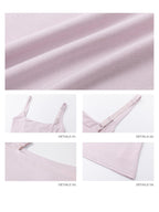 iamxiaa Classic Square Neck Adjustable Slim Fit Women's Cotton Stretch Knit Camisoles