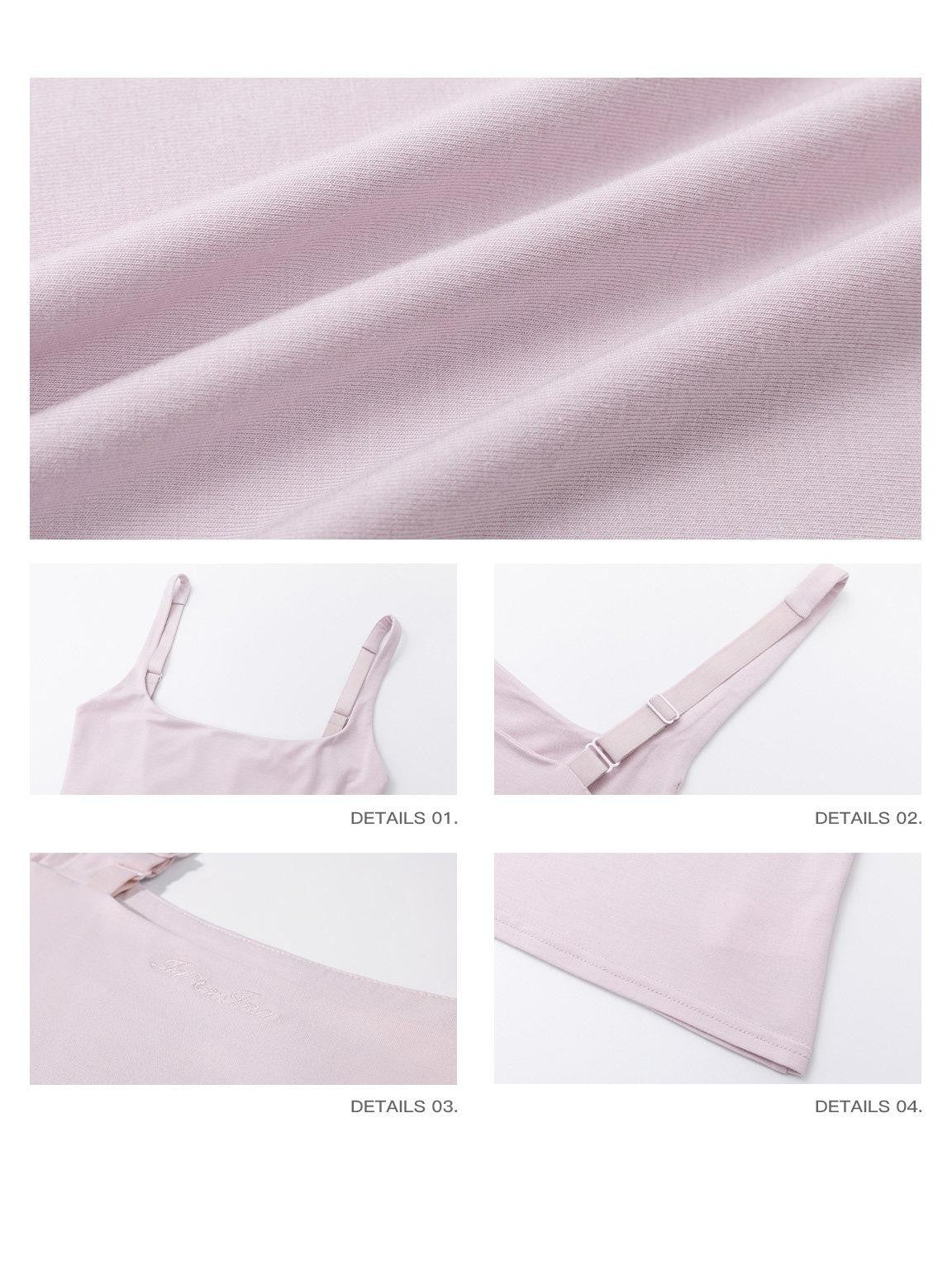 iamxiaa Classic Square Neck Adjustable Slim Fit Women's Cotton Stretch Knit Camisoles